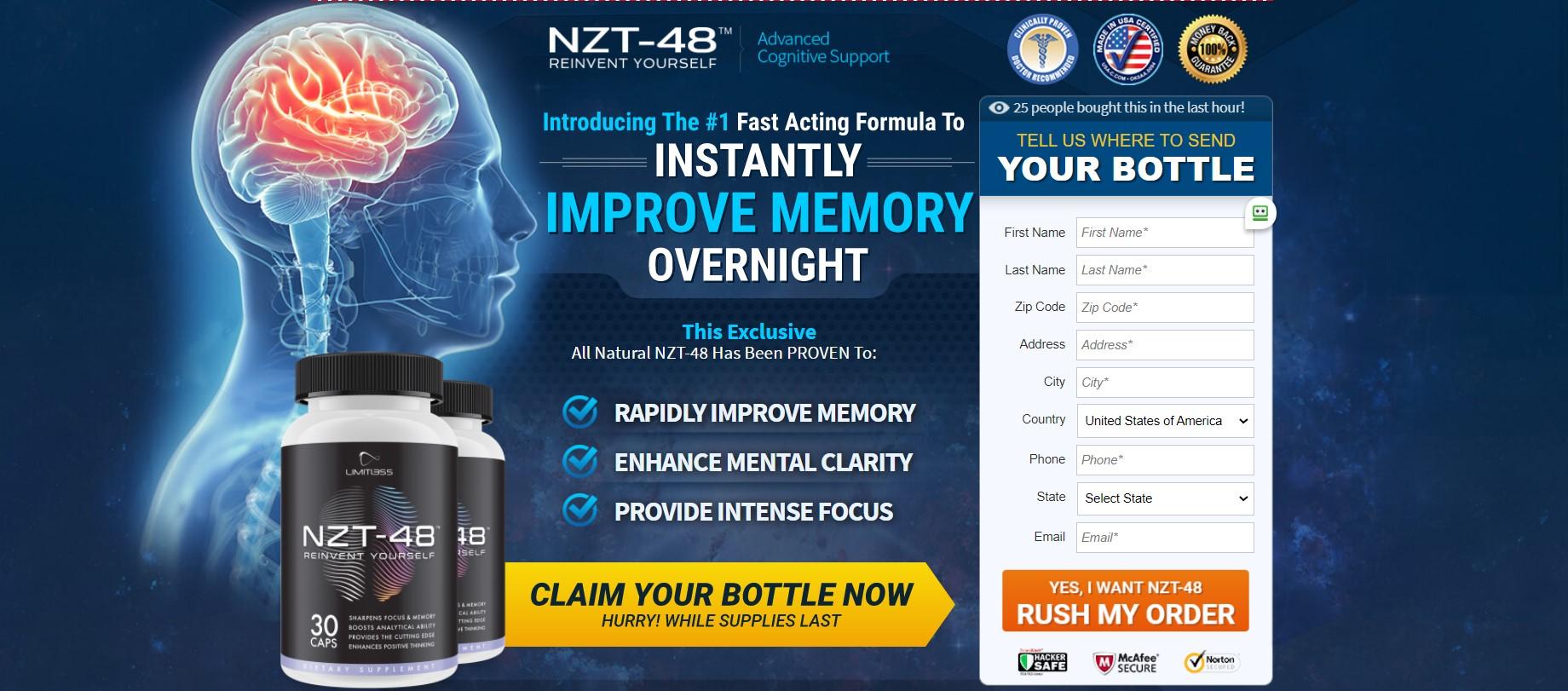 NZT-48 #1 To Effortlessly Improve Memory Brain - NZT-48 Limitless Pill is a...