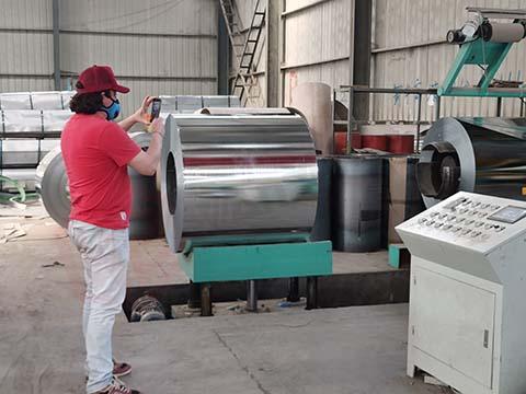 Galvanized Steel Coil at Wanzhi Factory