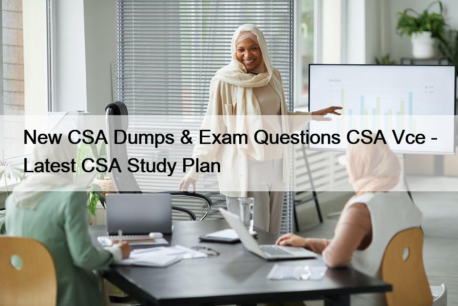 Exam Dumps CSA Demo