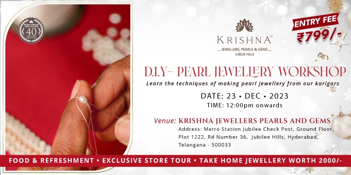 Krishna Pearls:D.I.Y - Pearl Jewellery