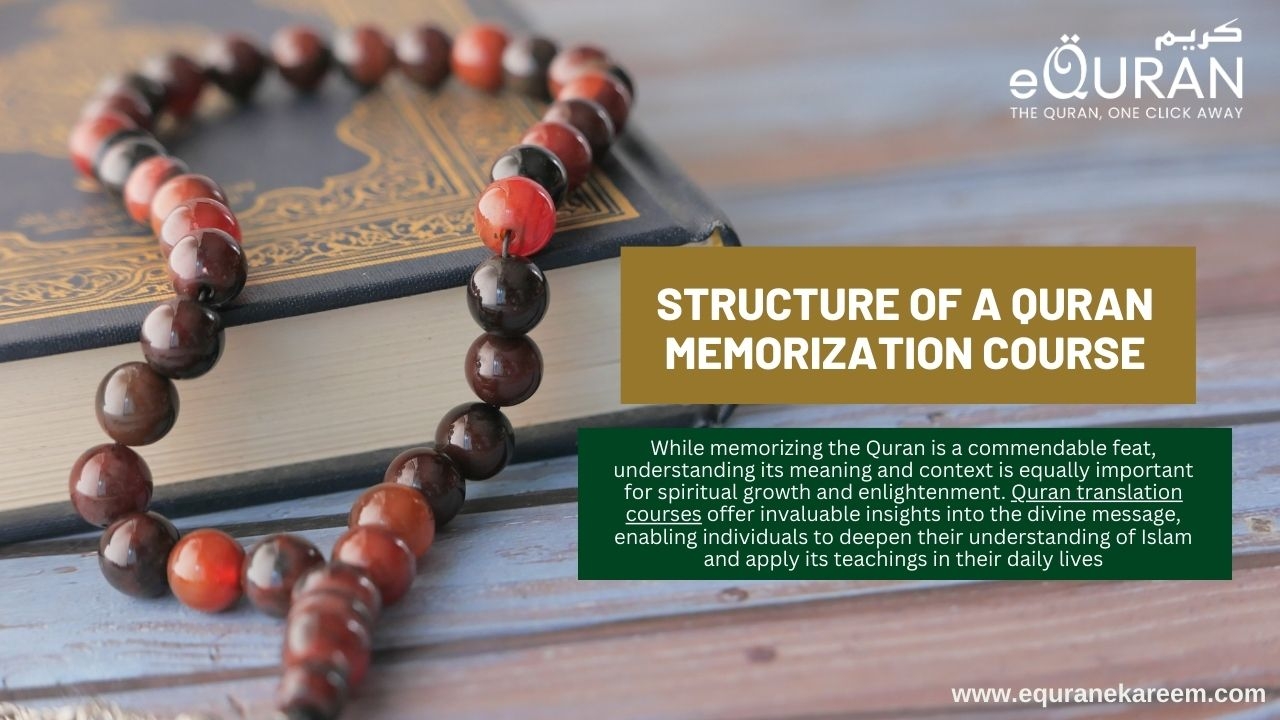 Structure of a Quran Memorization Course