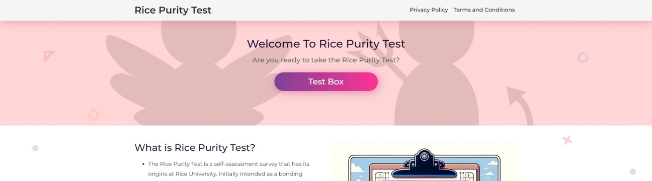 Rice Purity Test Tool