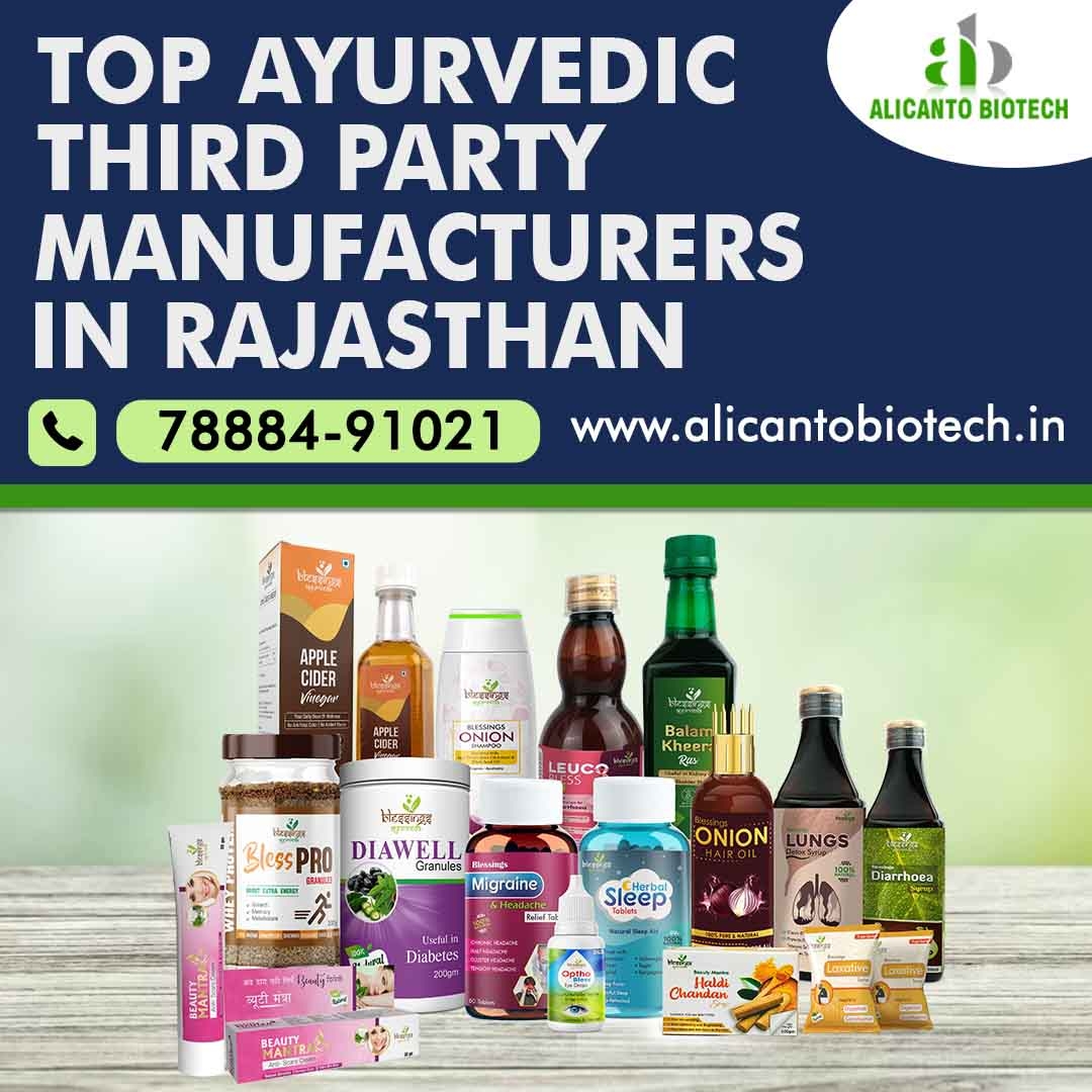 Top Ayurvedic Third Party Manufacturers in Rajasthan