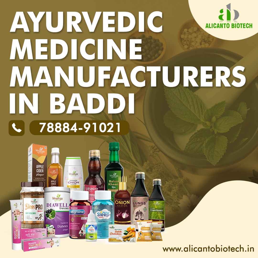 Ayurvedic Medicine Manufacturers in Baddi