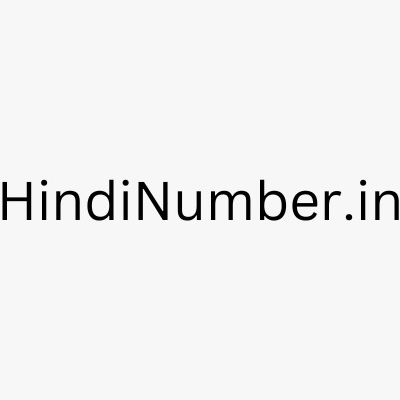 Hindi  Numbers