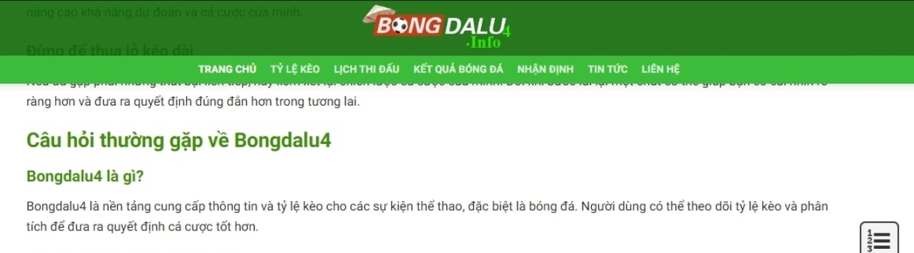 Bongdalu Info