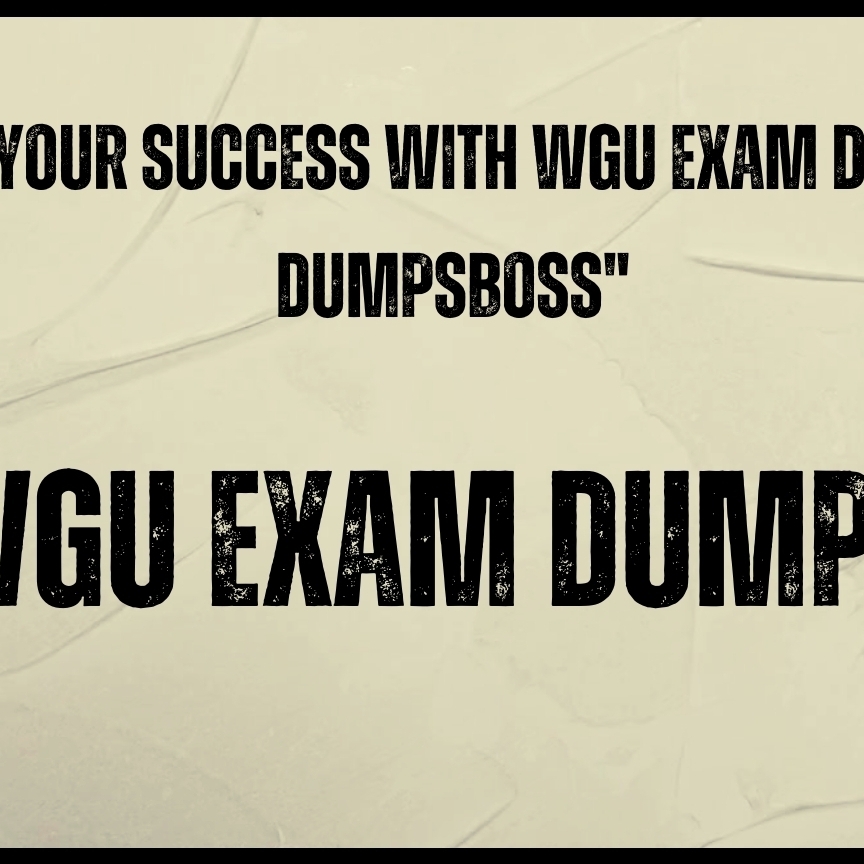 WGU Dumps