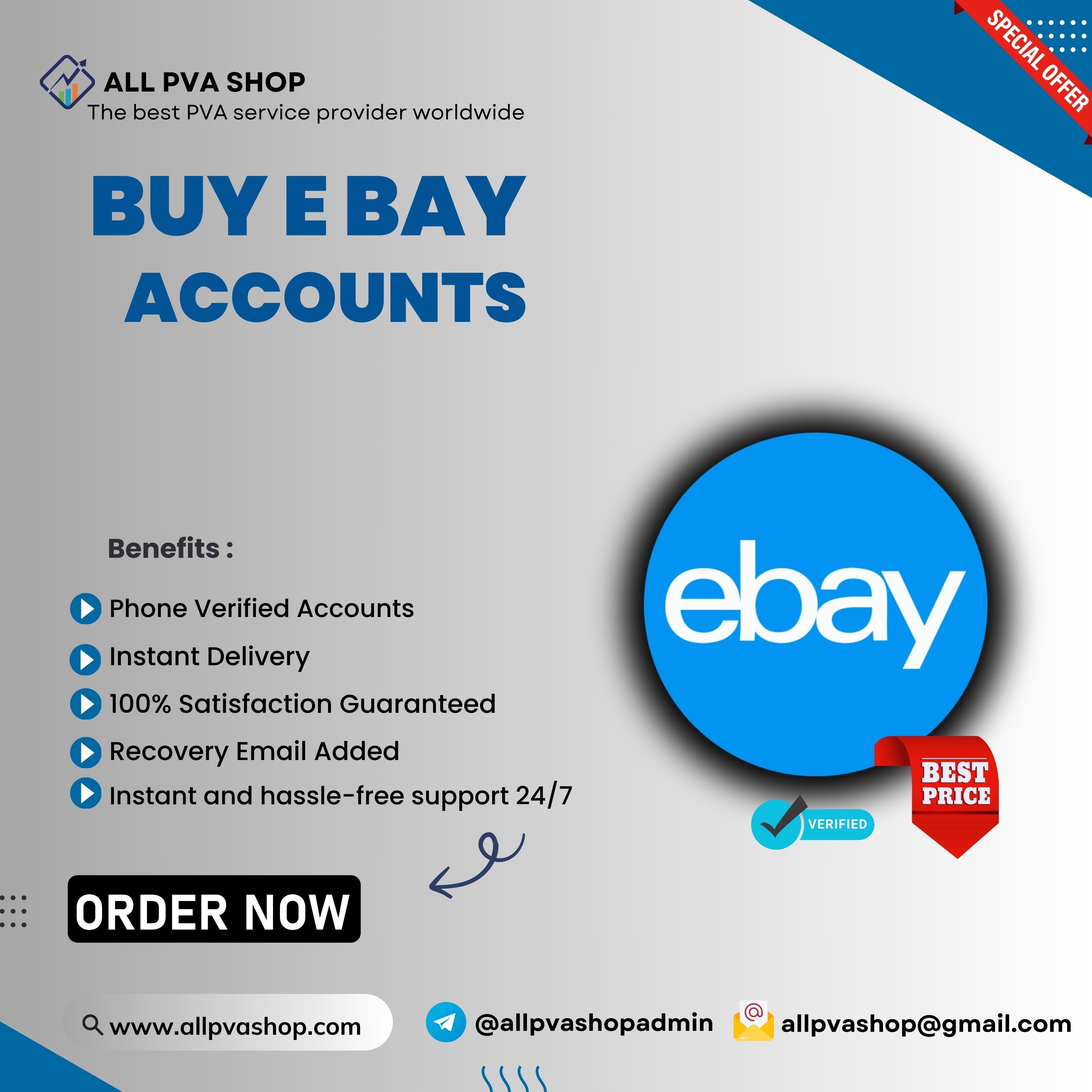 Buy Verified  eBay Accounts