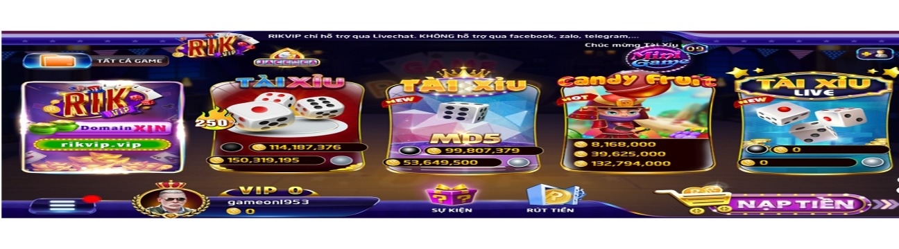 Cổng Game Rikvip